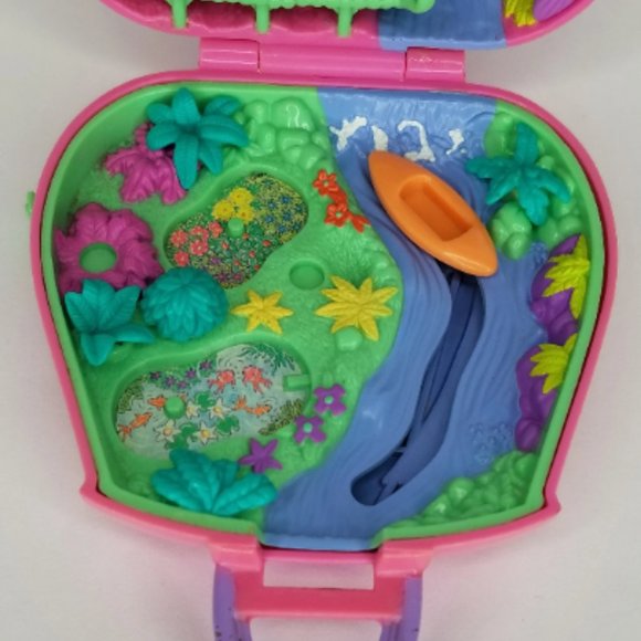 Vintage 1996 Polly Pocket Jungle Adventure 90s Bluebird - Picture 3 of 9